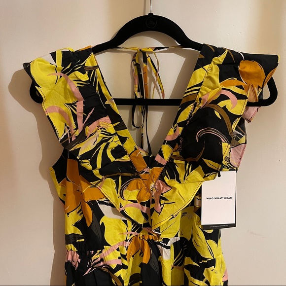 Who What Wear Floral Maxi Dress - Picture 5 of 6